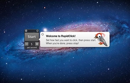 鼠标连点器RapidClick Mac截图