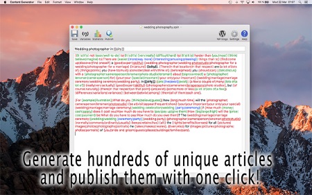 Content Generator Mac截图
