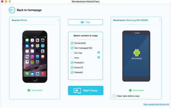 MobileTrans Mac截图