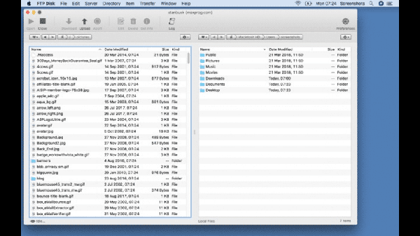 FTP Disk Mac截图
