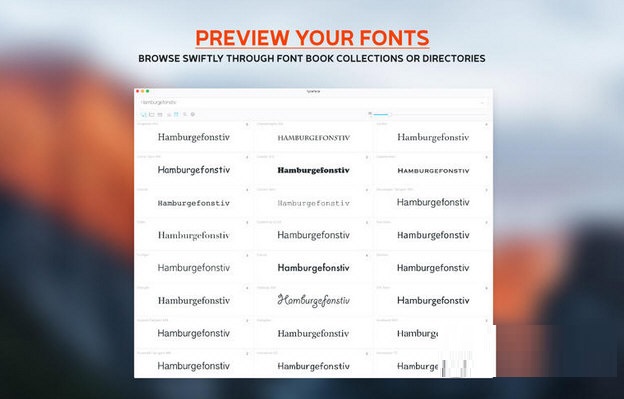 Typeface MAC截图