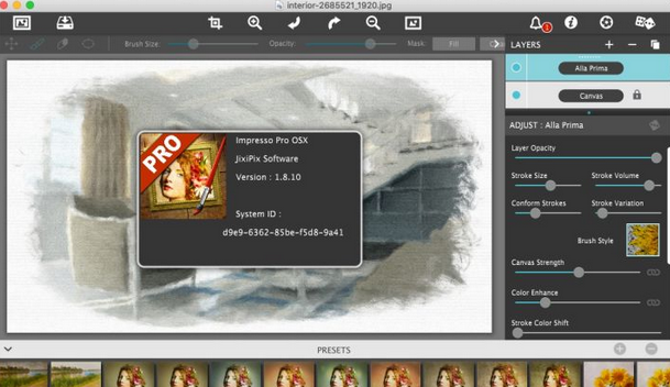 JixiPix Artista Impresso Pro Mac截图