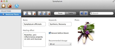 Symphytum Mac截图