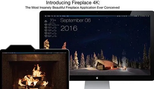 Fireplace 4K Mac截图