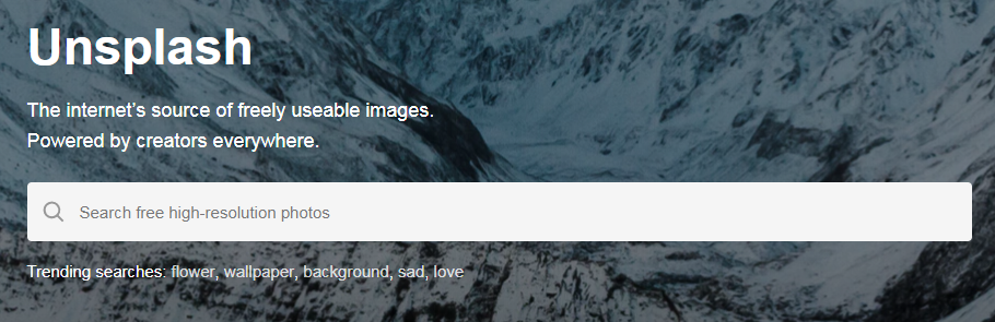 unsplash Mac截图