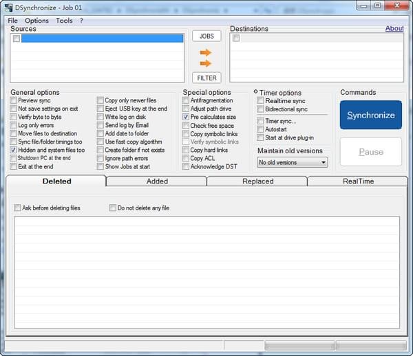 dsynchronize(免费文件同步软件)截图