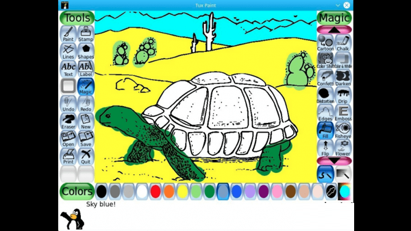 Tux Paint Mac截图