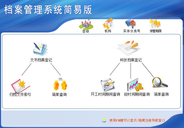 科羽档案管理系统简易版截图