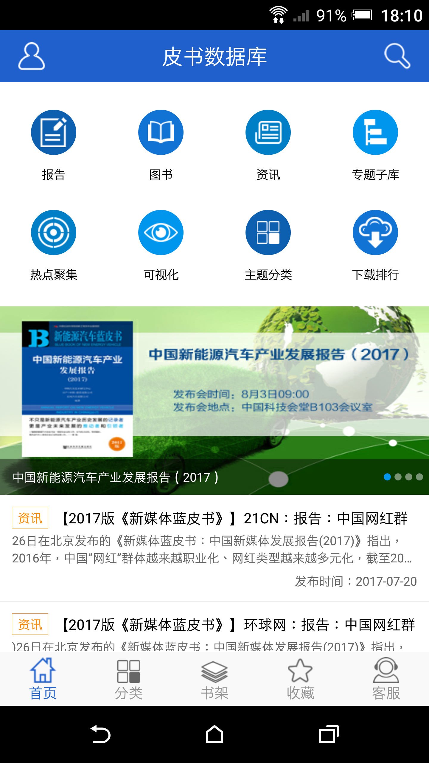 皮书数据库截图