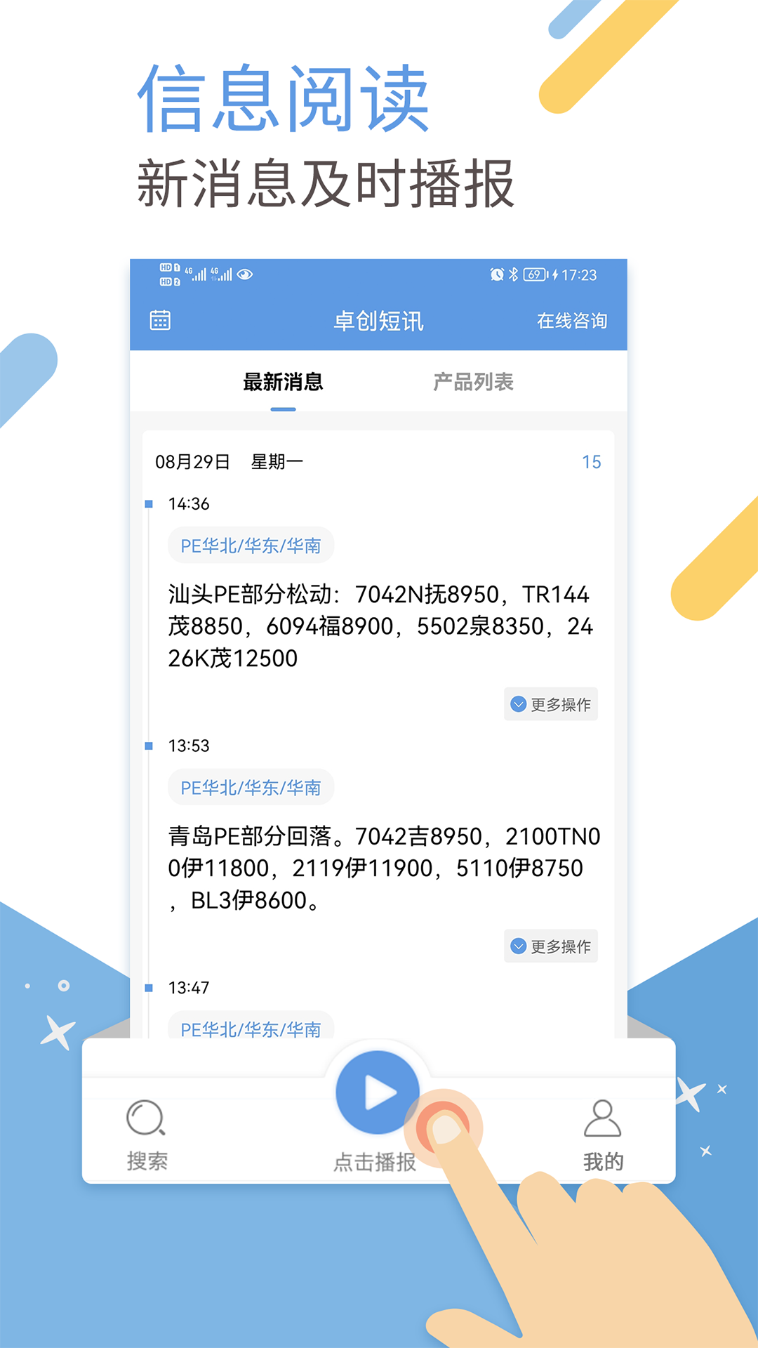 卓创短讯 卓创短讯截图
