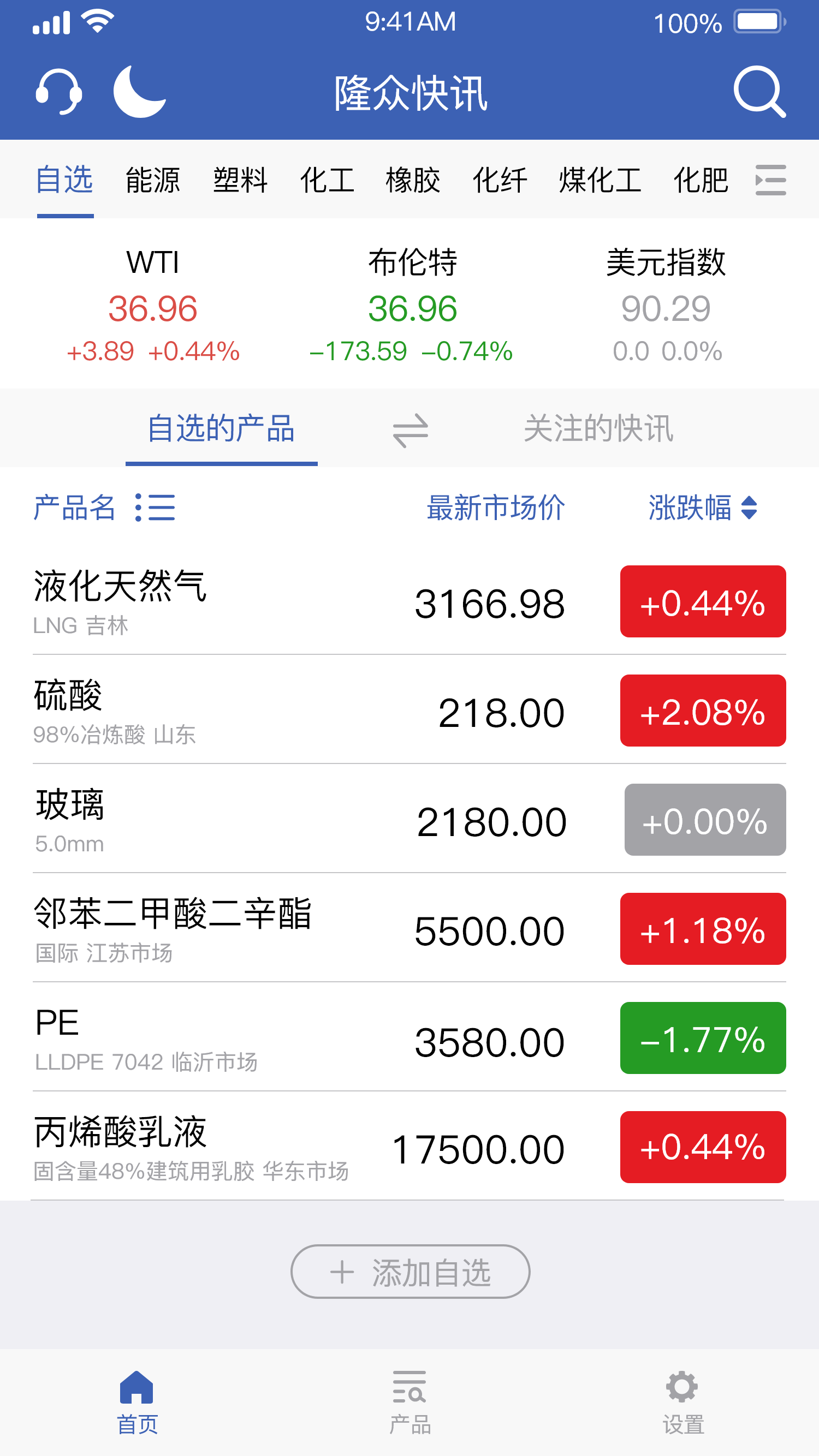 隆众快讯 隆众快讯截图