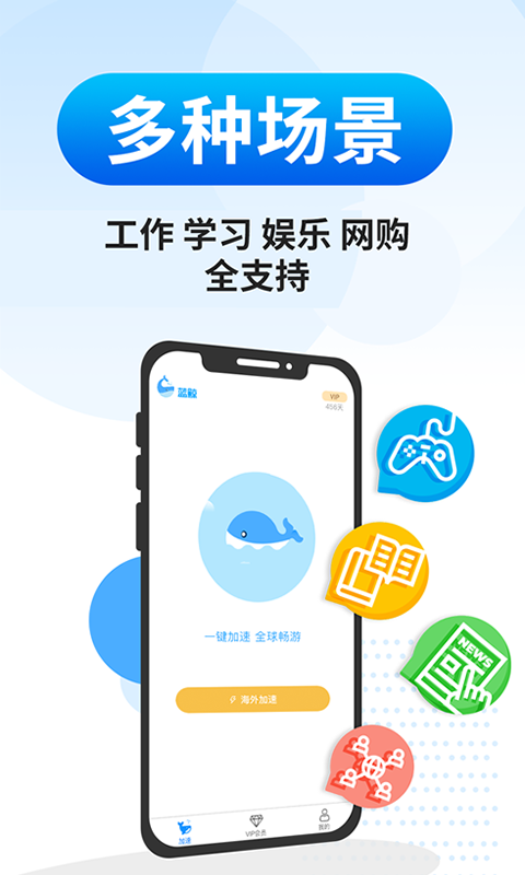 蓝鲸加速器 蓝鲸加速器截图