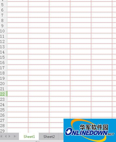 工作表的标签颜色是灰色