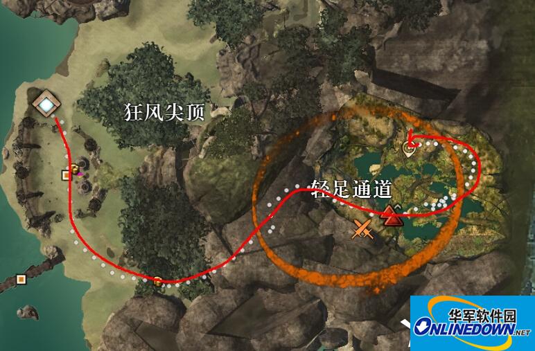 激战2浩劫海峡地图观景点图解攻略