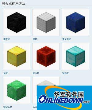 我的世界矿石块怎么做 有什么用处？