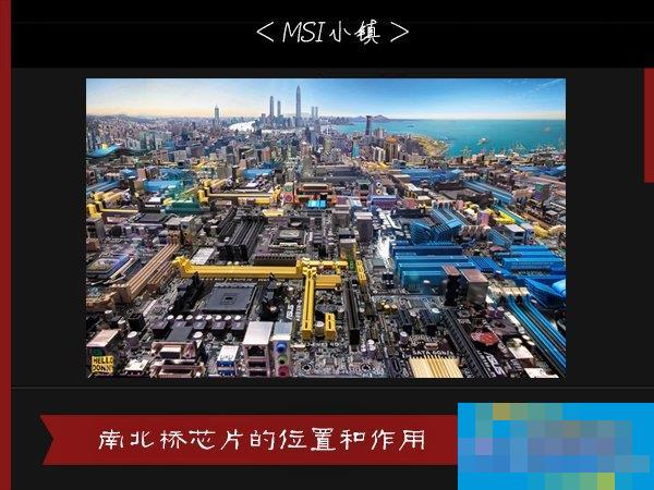 电脑主板上的南北桥芯片的位置和作用介绍