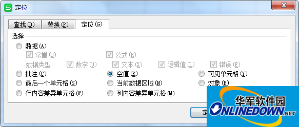 定位条件 定位条件