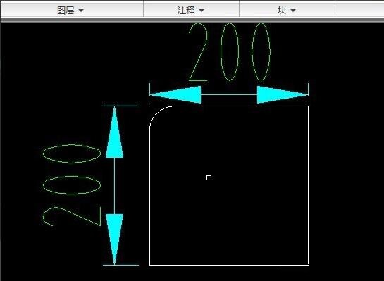 AUToCAD2010怎么倒圆角?