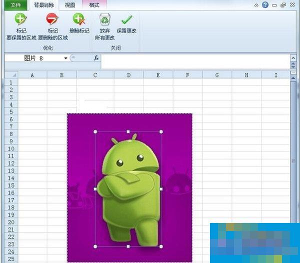 Win10系统下如何使用excel2010删除图片背景?