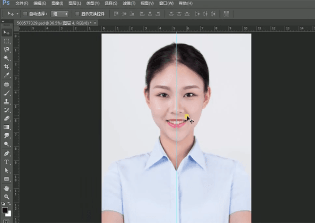 如何使用Photoshop修证件照?PS修证件照的方法-6 如何使用Photoshop修证件照?PS修证件照的方法-6