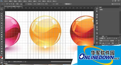 PS(Photoshop)CC如何使用单行和单列选框工具