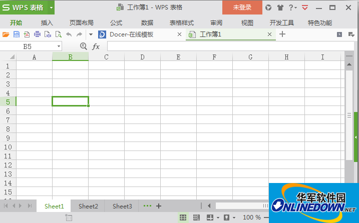 默认的网格线 默认的网格线