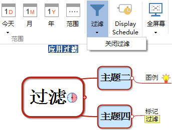 MindMapper中过滤功能的方法步骤截图